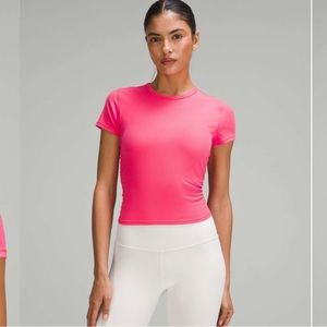 LuluLemon All It Takes Short-Sleeve Shirt Nulu Lip Gloss